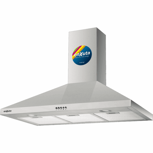Campana 90 cm de Acero Inoxidable con extracción de 750 m3/h