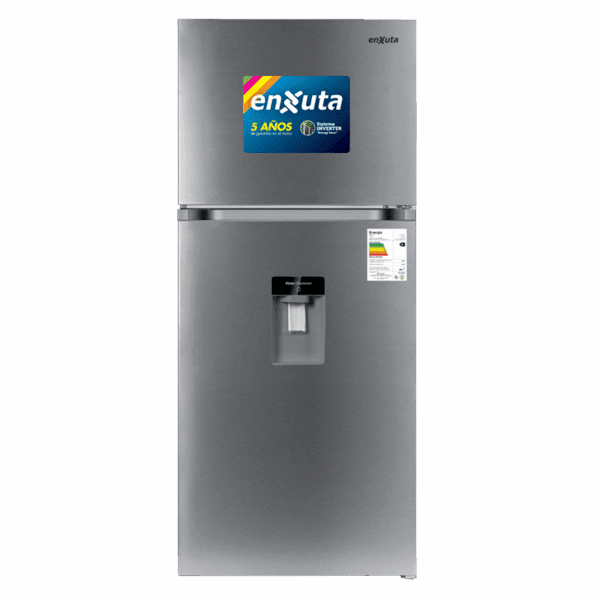 Refrigerador Frío Seco Inverter 409 Litros Inox con Dispensador