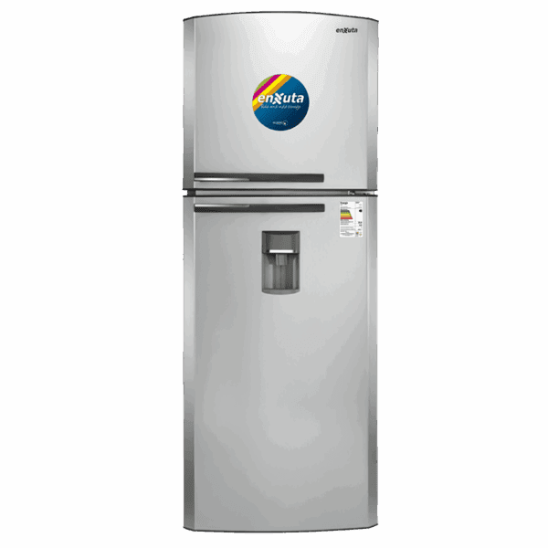 Refrigerador Frío Seco 390 Litros Inox con Dispensador