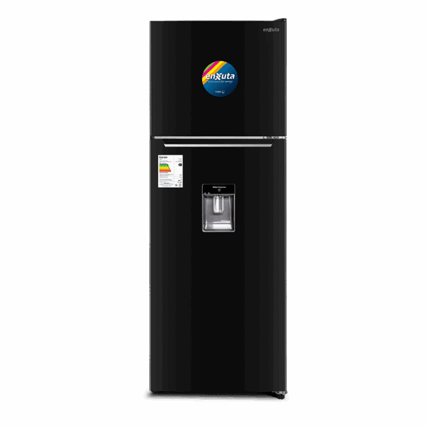 Refrigerador Frío Seco 345 Litros Negro con Dispensador