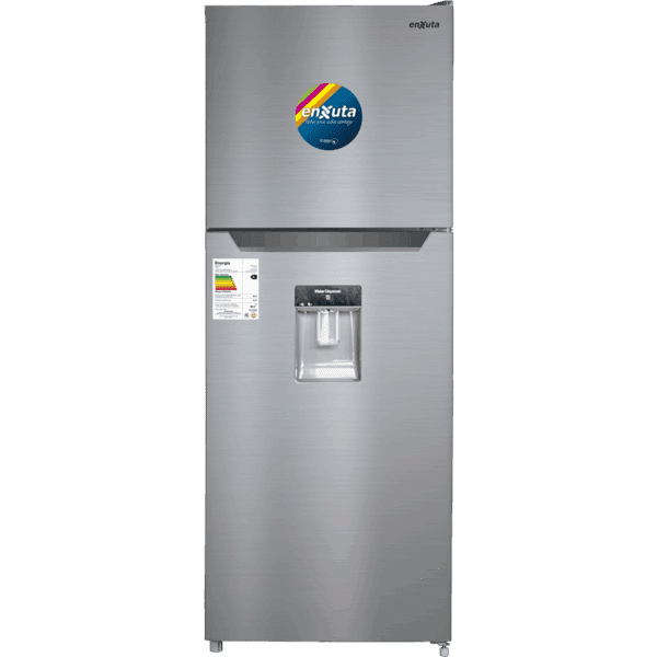 Refrigerador Frío Seco 345 Litros Inox con Dispensador