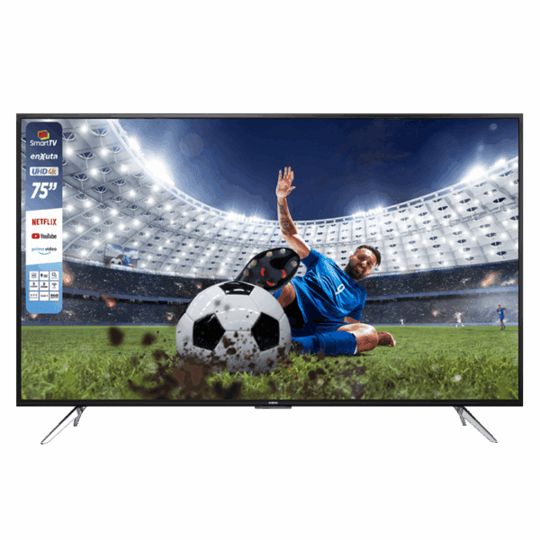 Televisor Smart Enxuta 75″ LEDENX1275SDF4KW