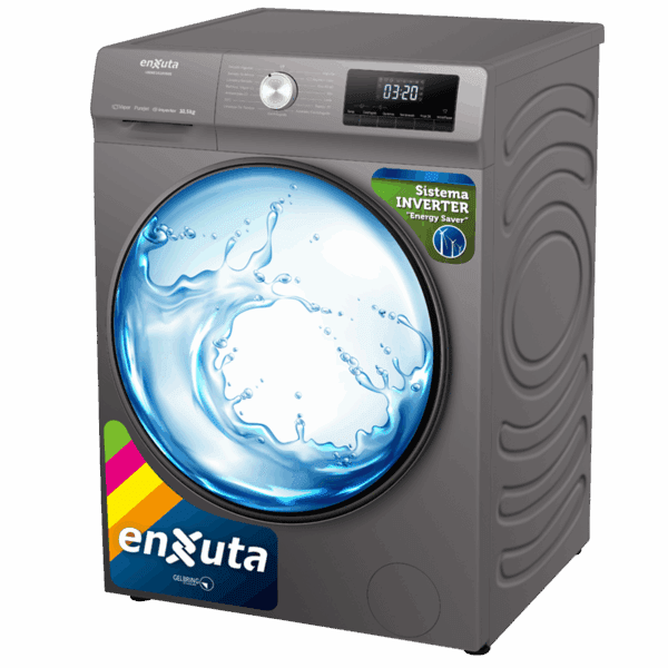 Lavasecarropa Automático Inverter Carga Frontal Titanium 10,5 kg