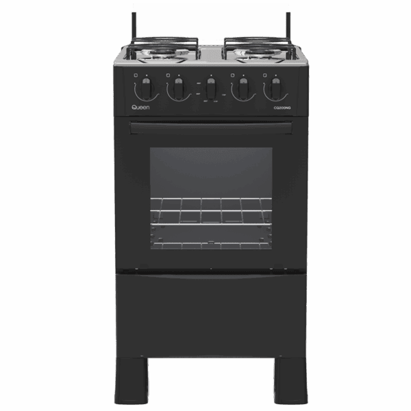 Cocina Supergas 4 Hornallas Negra con Termocupla Queen
