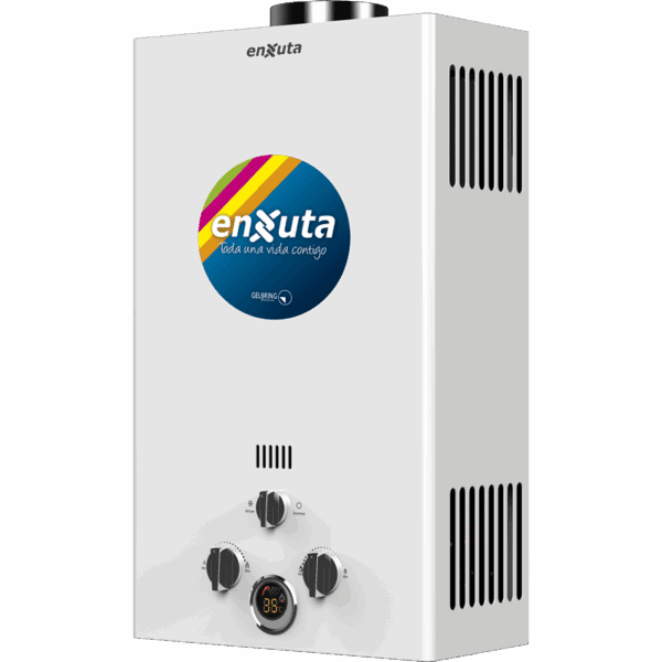 Calefón a Gas Instantáneo 10L Tiro Natural/Gas Natural o Supergas