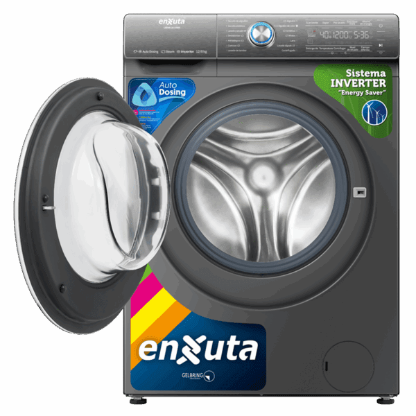 Lavasecarropa Automático Inverter Carga Frontal Titanium 12 kg - Imagen 2
