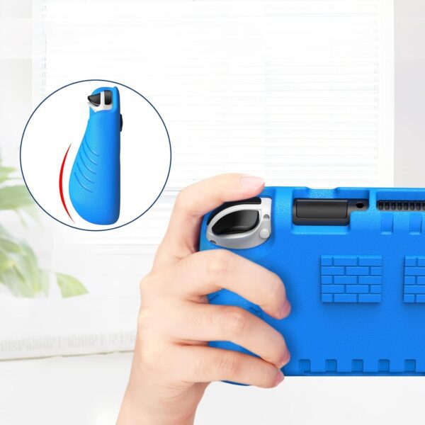 Funda anti golpes azul para consolas Nintendo Switch Oled - Imagen 4