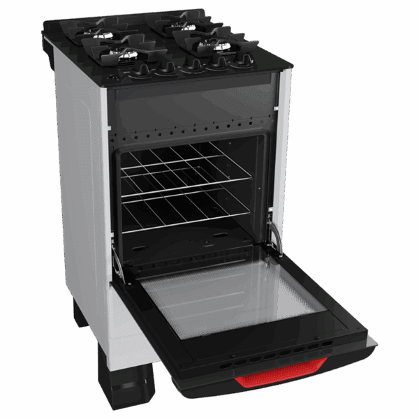 Cocina Supergas 4 Hornallas Blanca, Mesada de Vidrio, Hierro Fundido y Termocupla - Imagen 2