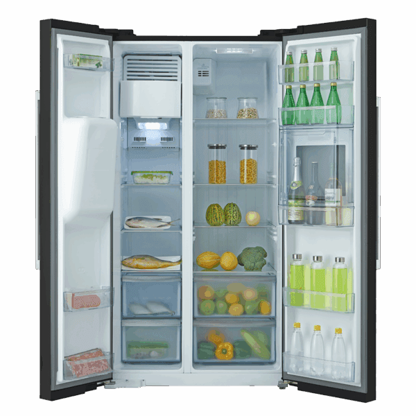 Refrigerador Side By Side Frío Seco Inverter 490 Litros con Dispensador y Bar - Imagen 2