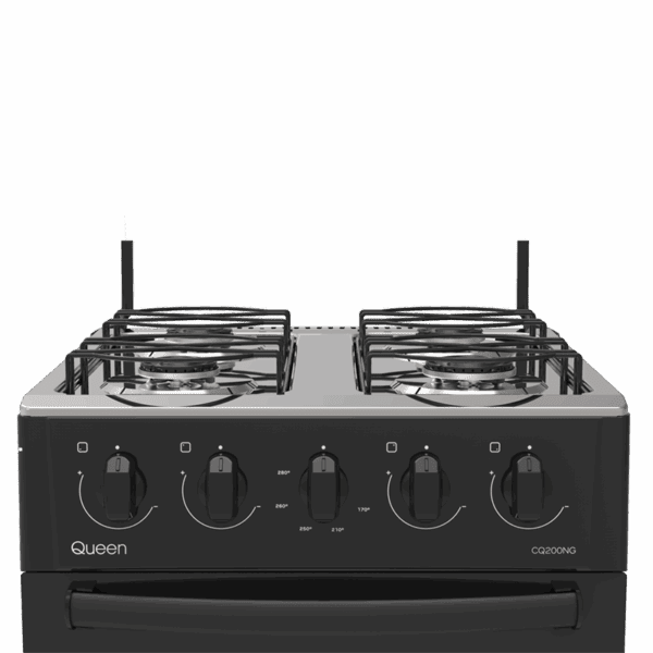 Cocina Supergas 4 Hornallas Negra con Termocupla Queen - Imagen 3