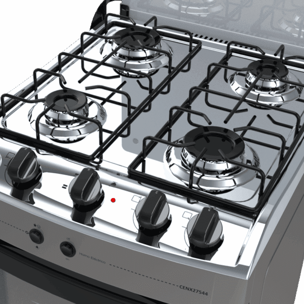 Cocina Supergas 4 Hornallas Titanio con Horno Eléctrico y Grill - Imagen 3