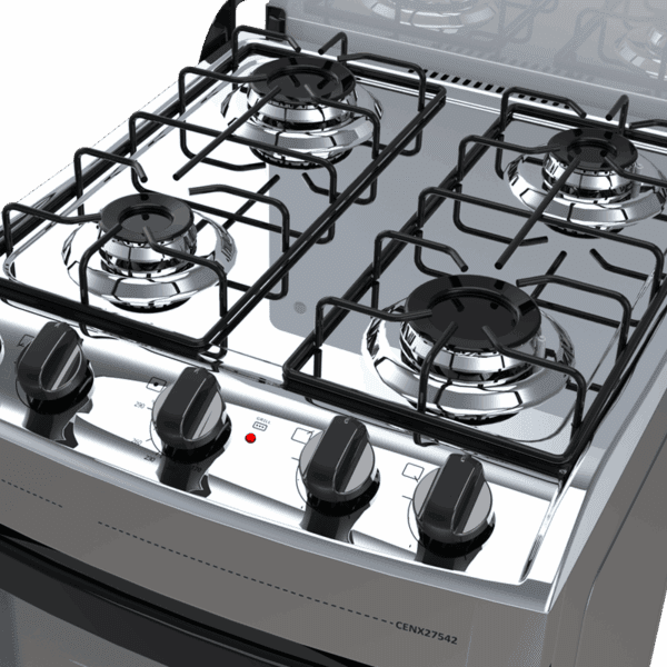 Cocina Supergas 4 Hornallas Titanio con Termocupla y Grill - Imagen 3