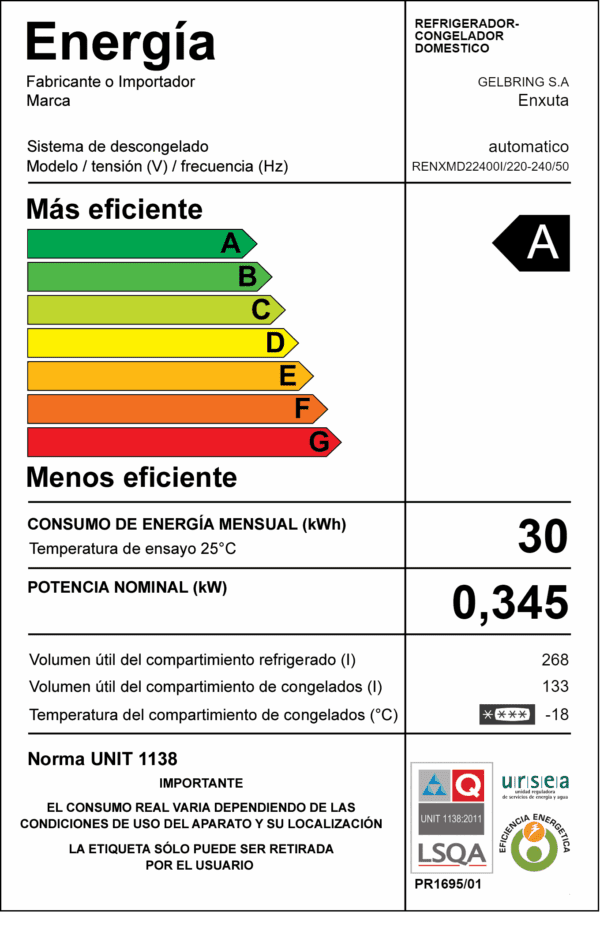 Refrigerador Multidoor Frío Seco Inverter 401L Inox con Control Digital - Imagen 3