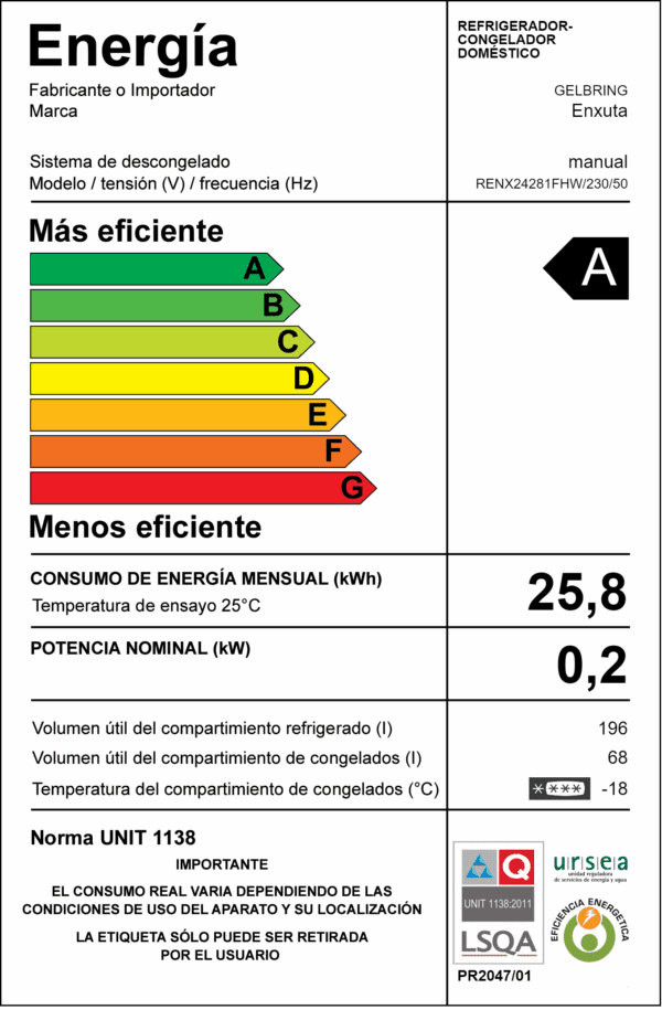 Refrigerador Frío Húmedo 264 Litros Silver - Imagen 3