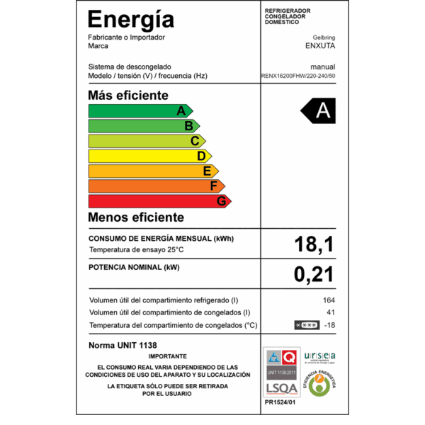 Refrigerador Frío Húmedo 205 Litros Blanco - Imagen 3