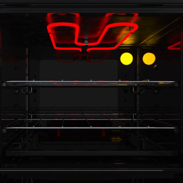 Cocina Supergas 4 Hornallas Titanio, Mesada de Vidrio, Hierro Fundido y Termocupla - Imagen 4