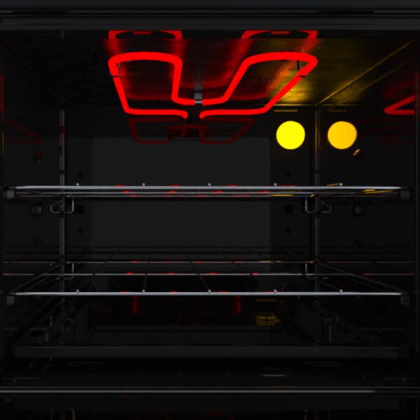 Cocina Supergas 4 Hornallas Blanca, Mesada de Vidrio, Hierro Fundido y Termocupla - Imagen 4