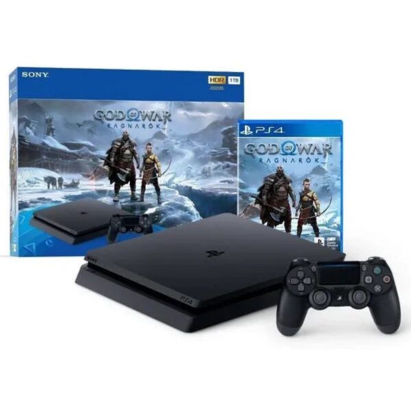 PlayStation 4 Slim nueva + God Of War: Ragnarok