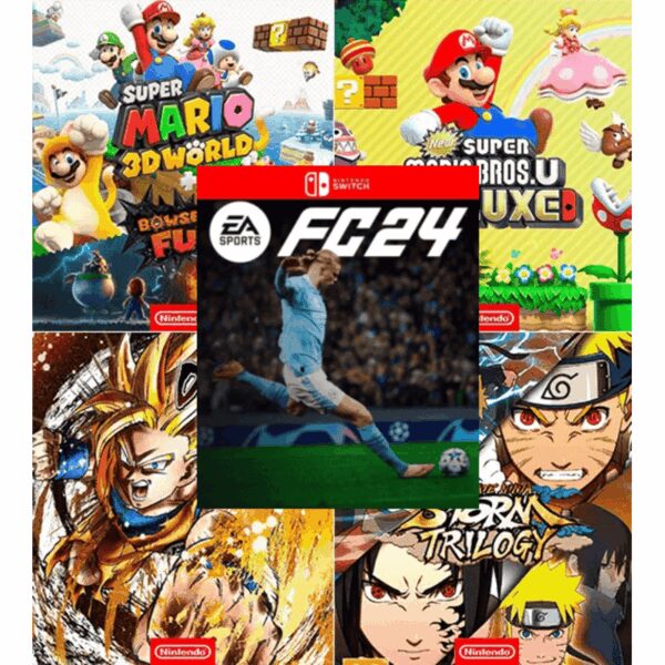 Nintendo Switch LED reacondicionada, destrabada con 5 juegos - Imagen 2