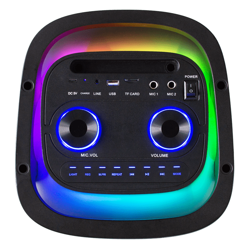 Party Box Portátil 2 x 6,5 Pulgadas 400 Watts PMPO - Imagen 2