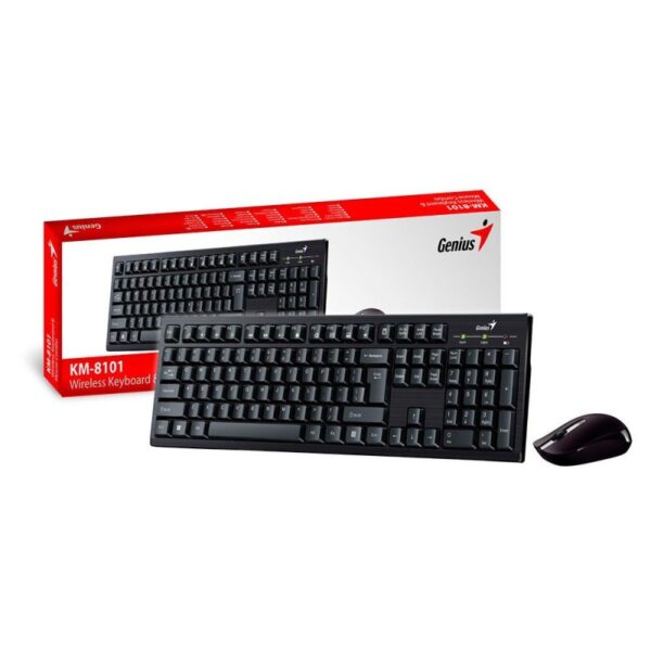 Combo teclado + mouse inalámbrico Genius KM-8101 - Imagen 2
