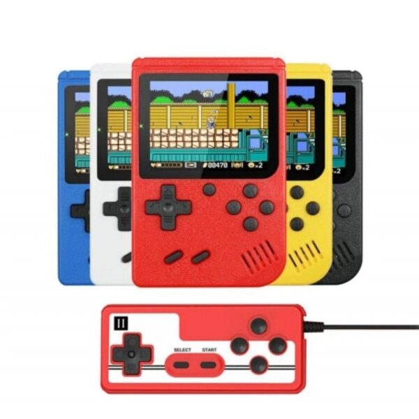 Consola retro portátil con gamepad 400 in 1 color negro