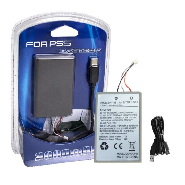 Batería de litio 2000mAh para dualsense