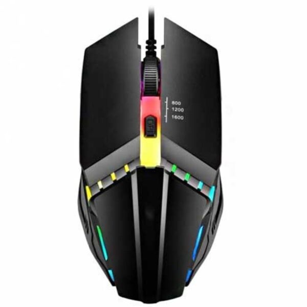 Mouse Gaming Iluminación LED USB Divipard OP-04 Black