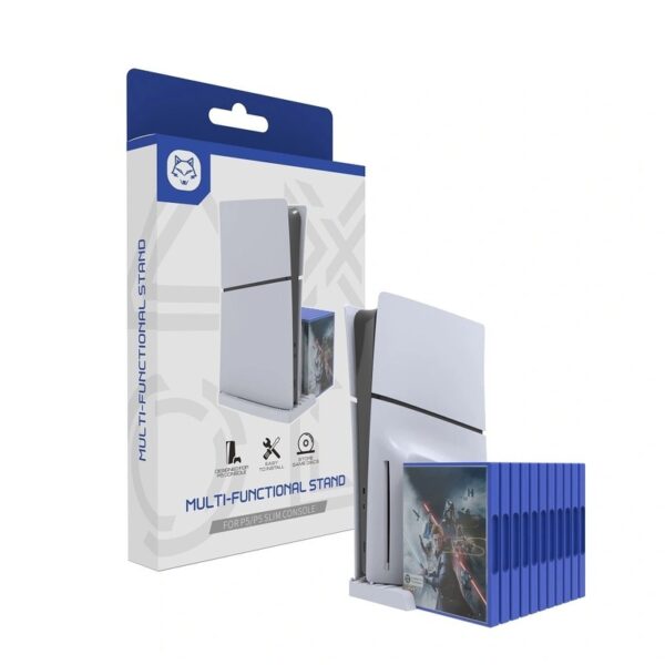 Soporte con ranuras para discos para PS5 SLIM/PS5 PRO
