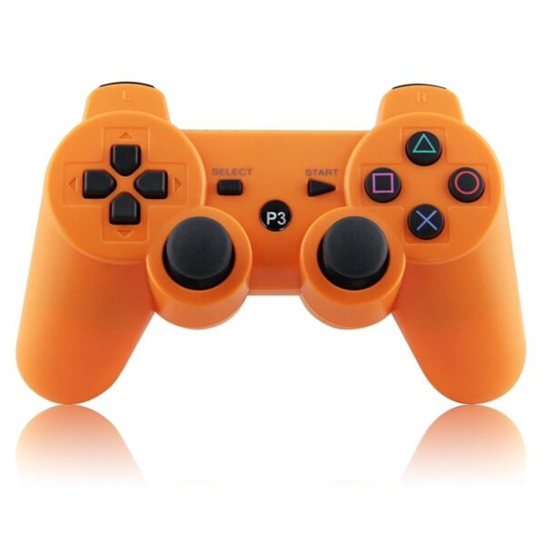 Joystick inalámbrico bluetooth compatible PS3 color naranja
