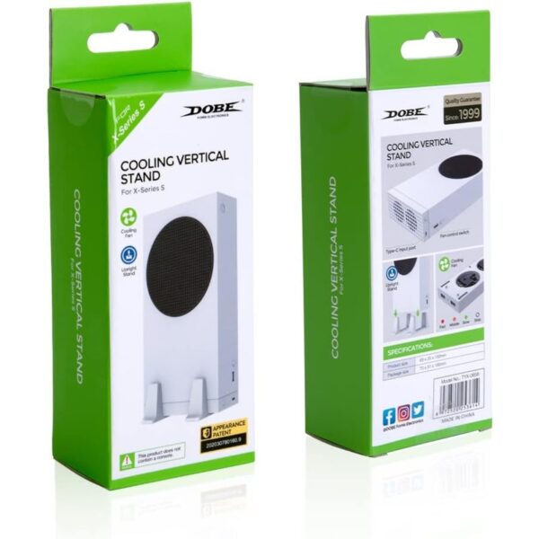 Ventilador Fan Cooler vertical para Xbox Series S Dobe TYX-0658