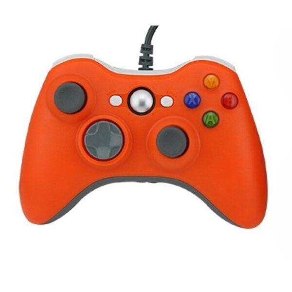 Joystick cableado compatible con Xbox 360 / PC color naranja