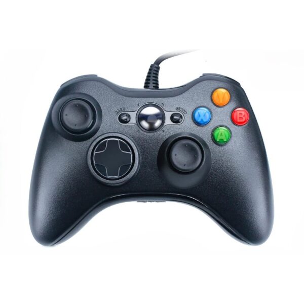 Joystick cableado compatible con Xbox 360 / PC color negro