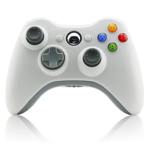 Joystick inalámbrico compatible con Xbox 360 color blanco