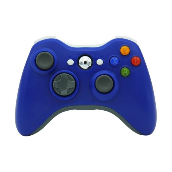 Joystick inalámbrico con receptor Xbox 360/PC color azul