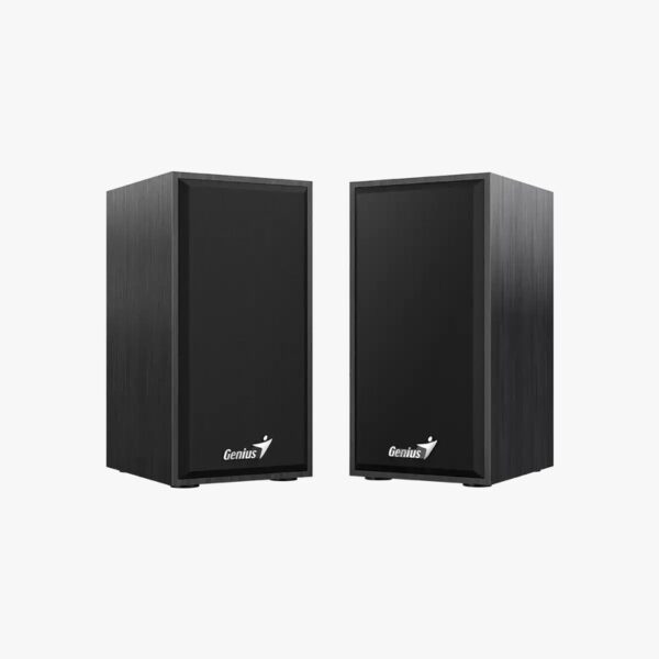 Parlante para PC Genius SP-HF180 USB de madera color negro
