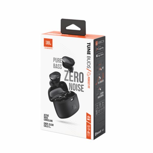 Auriculares inalámbricos JBL Tune Buds color negro - Imagen 2
