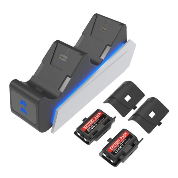 Estación de carga + 2 baterías para joystick Xbox series / X-one - Imagen 2
