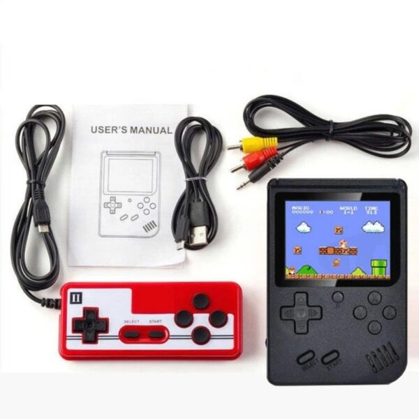 Consola retro portátil con gamepad 400 in 1 color negro - Imagen 2