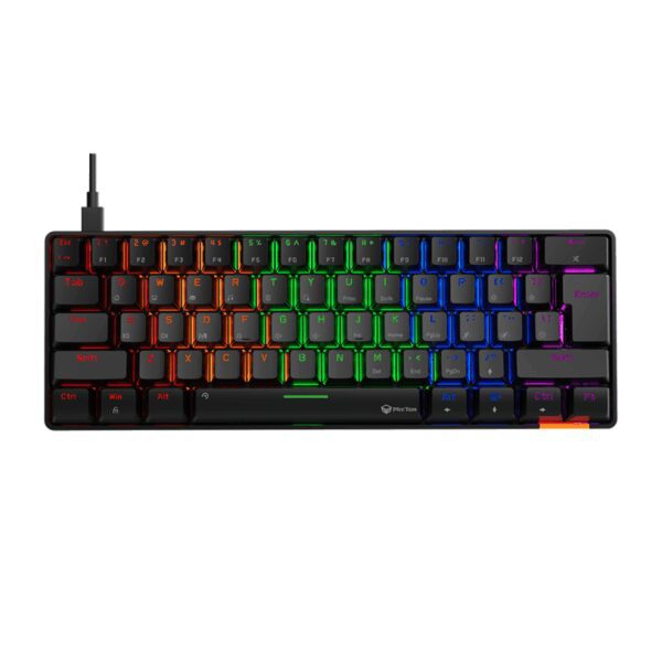 Teclado mecánico MEETION MT-MK005 60% Black - Imagen 2