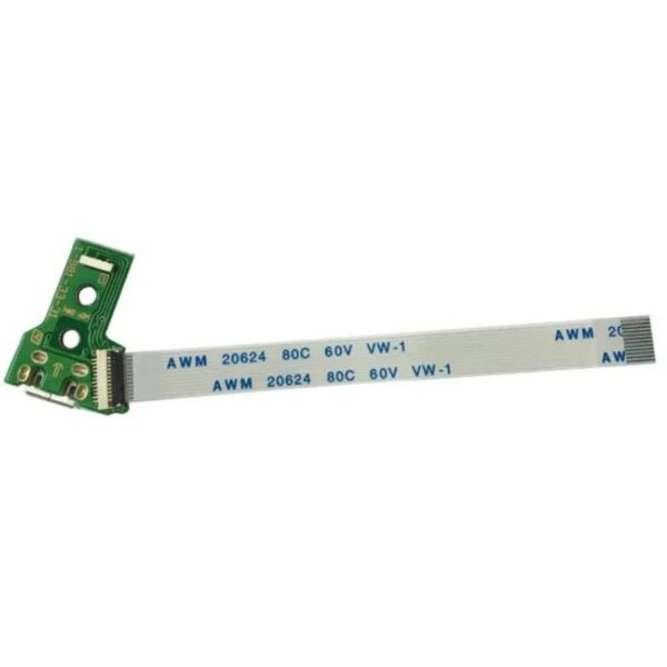 Placa USB de 12 pines para mando de PS4 OEM flexible JDS-040/Verde - Imagen 2