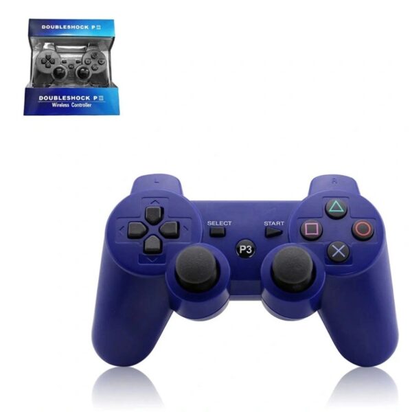 Joystick inalámbrico bluetooth compatible PS3 color azul - Imagen 2