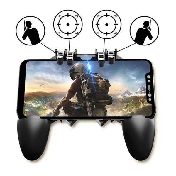 Soporte tipo joystick para celular con 4 gatillos Mistronics AK66 - Imagen 2