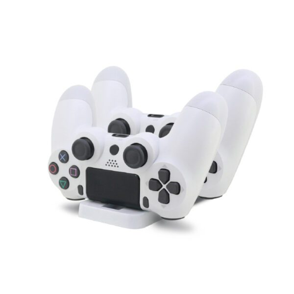 Base de carga para dos Joystick de PS4 Dobe TP4-002W Blanco - Imagen 2