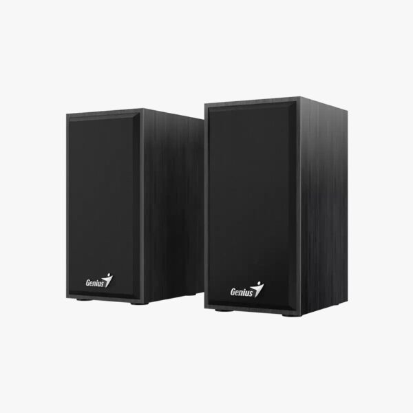 Parlante para PC Genius SP-HF180 USB de madera color negro - Imagen 3
