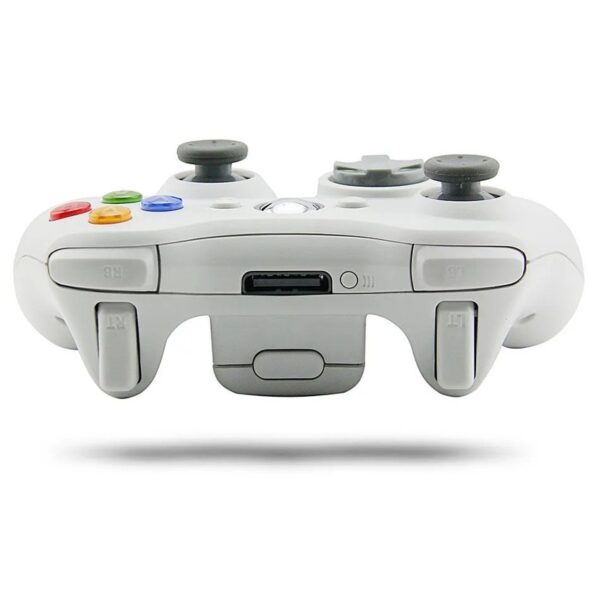Joystick inalámbrico compatible con Xbox 360 color blanco - Imagen 2