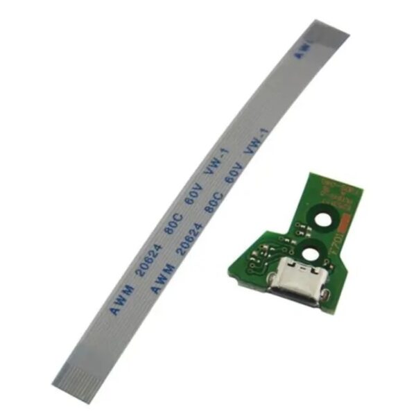 Placa USB de 12 pines para mando de PS4 OEM flexible JDS-040/Verde - Imagen 3