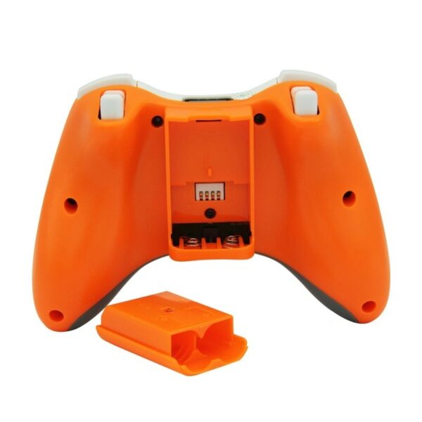 Joystick inalámbrico con receptor Xbox 360/PC color naranja - Imagen 3