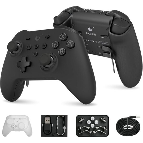 Joystick Gulikit KK3 Max para Nintendo Switch color negro