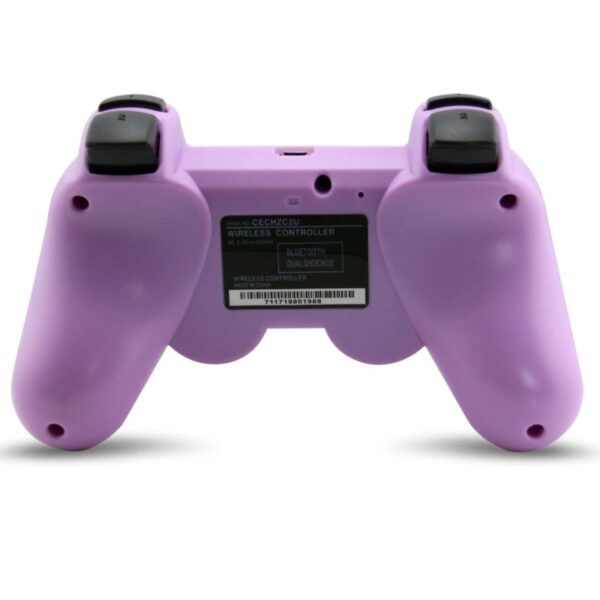 Joystick inalámbrico bluetooth compatible PS3 color lila - Imagen 3